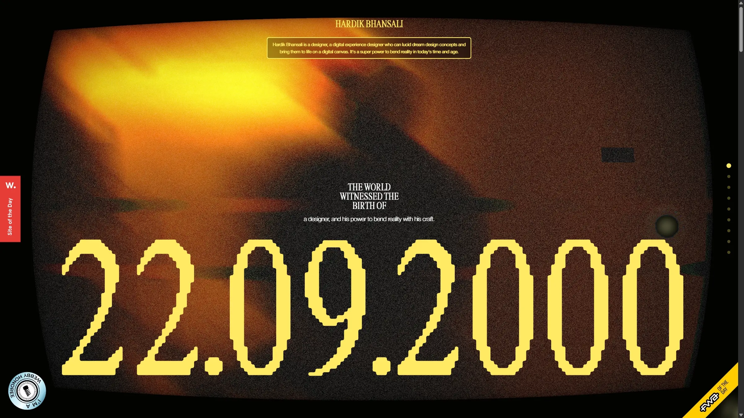 Hardik Bhansali website cover